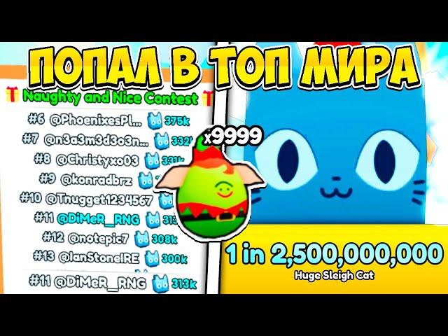 ПОПАЛ В ТОП МИРА И ВЫБИЛ НОВОГО ХУГА В PETS GO В РОБЛОКС! ROBLOX