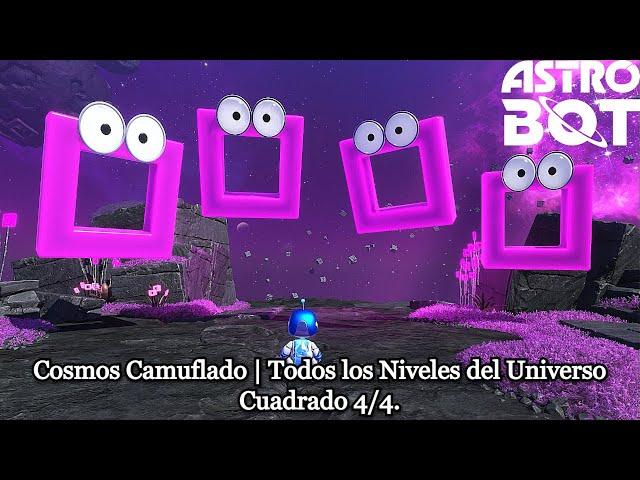 Astro Bot | Cosmos Camuflado | Todos los Niveles del Universo Cuadrado 4/4.