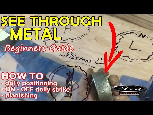 TRANSPARENT Metal Shaping - Hammer and Dolly TRICKS & TIPS