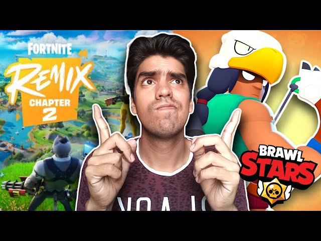 BRAWL STARS y FORTNITE CAPÍTULO 2: REMIX EN DIRECTO ¿250.000 SUBS? -  René JP