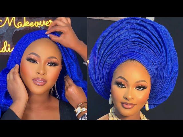 HOW TO TIE A NIGERIAN BRIDAL GELE