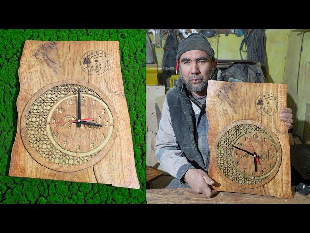 Wood Clock - A Wonderful Clock Made of Junk Wood - Mr.Tinkerer