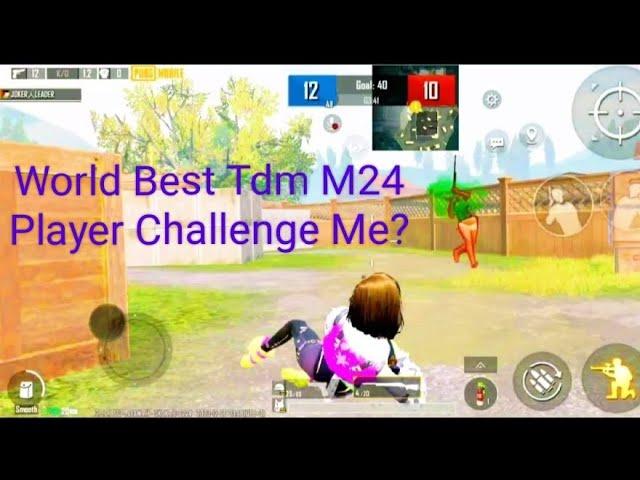 World Best Tdm Player Challenge Me Badly?||1VS1 Tdm M24 Snipper King||