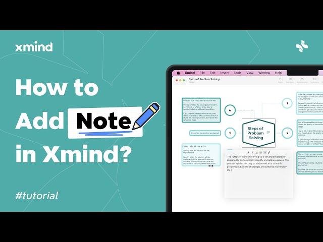 How to Add Note in Xmind? | Feature Tutorial