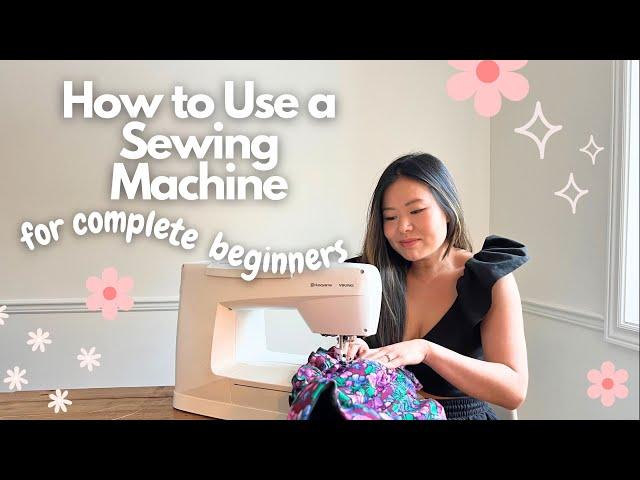 Learn to Sew Ep 2 | How to Use a Sewing Machine - Threading, Stitch Length and Width, and Tension