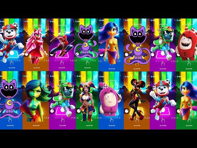 Poppy playtime chapter 3 CatNap vs Inside out 2 vs  McQueen VS Pomni   tileshop  1686+