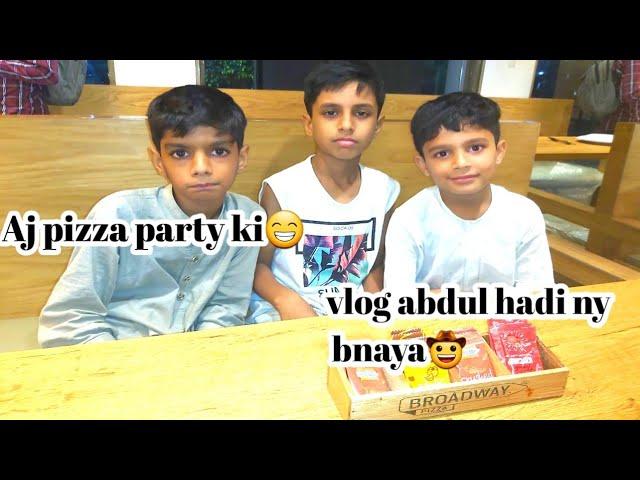 pizza party with czns||short vlog||ibrahim bilal