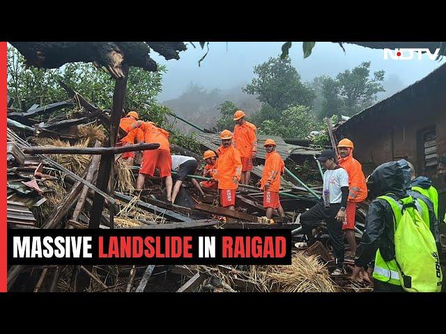 Maharashtra Landslide: 5 Dead After Midnight Landslide Crushes Homes In Maharashtra's Raigad