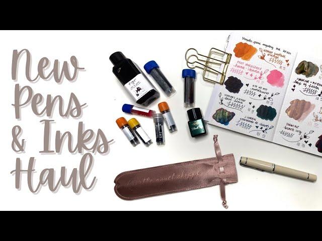 NEW PENS & INKS HAUL // Pilot Prera, TAS Fountain Pen, WonderPens Ink Sampler and more!