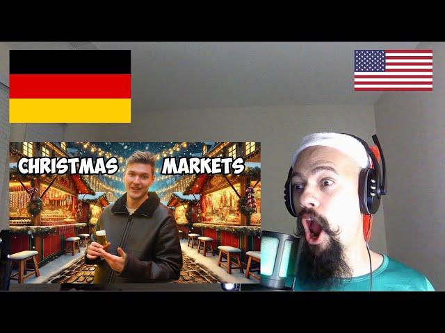 American Reacts To Tasting The BEST Christmas Market Food In Germany | German Christmas recipes