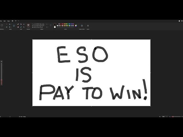 ESO is PAY TO WIN! #elderscrollsonline #zenimaxonlinestudios #bethesda  #paytowin #LearntopayIssue