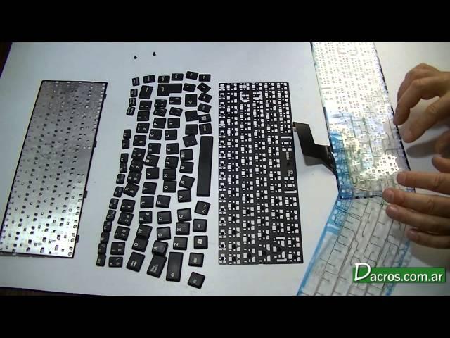 How to repair a laptop keyboard.