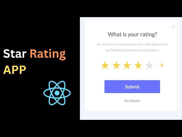 How to Create A Star Rating App using React Js