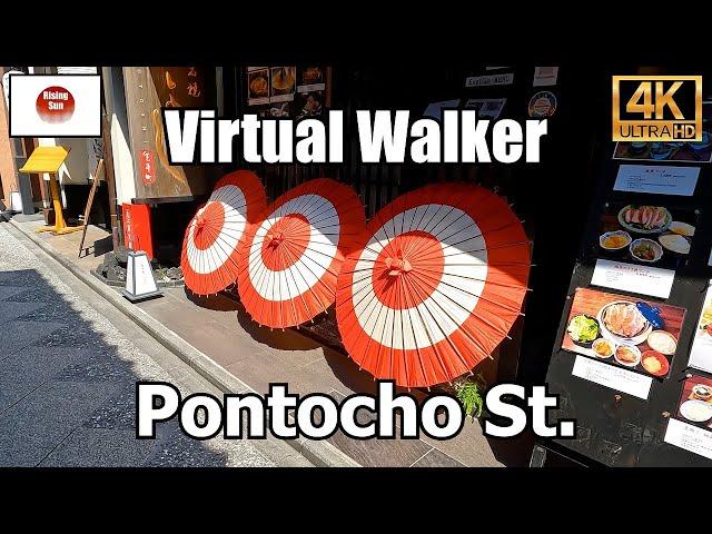 "Walking on Pontocho Street"  先斗町の散策  Virtual Walker