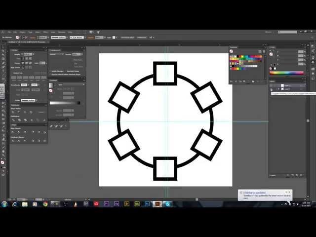 Adobe Illustrator CC Tutorial - How to use the Rotate Tool-Quick Tip