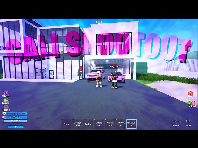 I JOINED A GANG IN THIS ROBLOX HOOD GAME  (Cali Shootout)