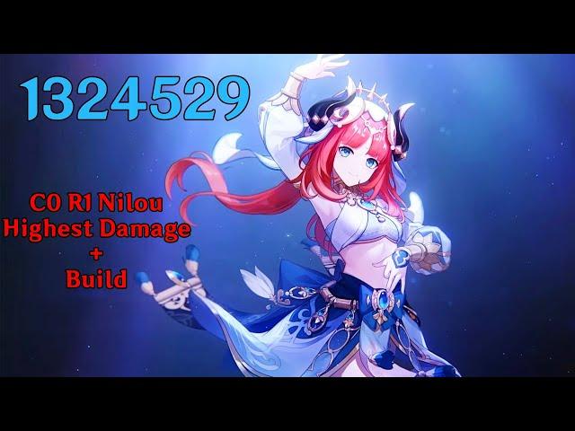 C0 R1 Nilou 1.3 Million Damage Showcase With Build