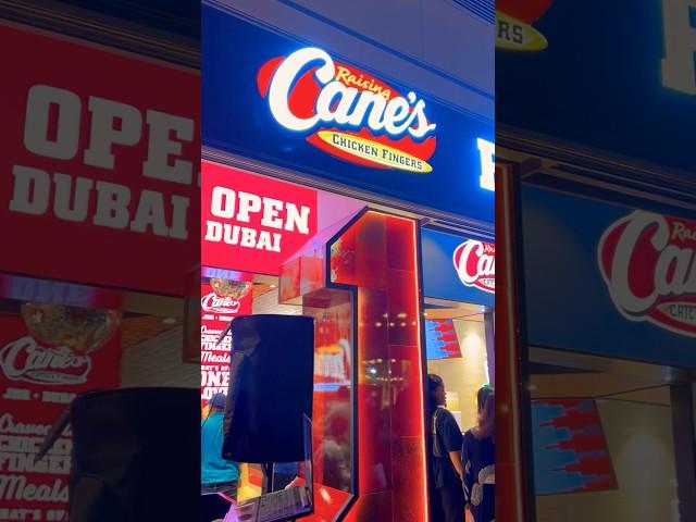 Raising Cane’s Chicken Fingers review #shorts #trending #viral #fyp #raisingcanes #dubai #shaggy