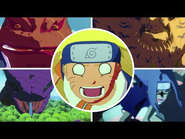 All Bosses Naruto Ultimate Ninja Storm (4K)