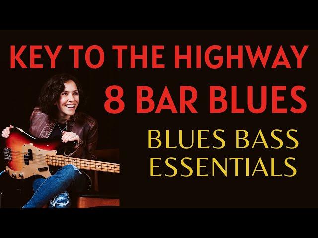 Play The 8 Bar Blues On Bass: Learn "Key To The Highway" By Derek & The Dominos EASY BASS LESSON