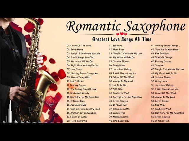 Top 100 Romantic Saxophone Love Songs Instrumental 2021  Best Relaxing Instrumental Music 2021