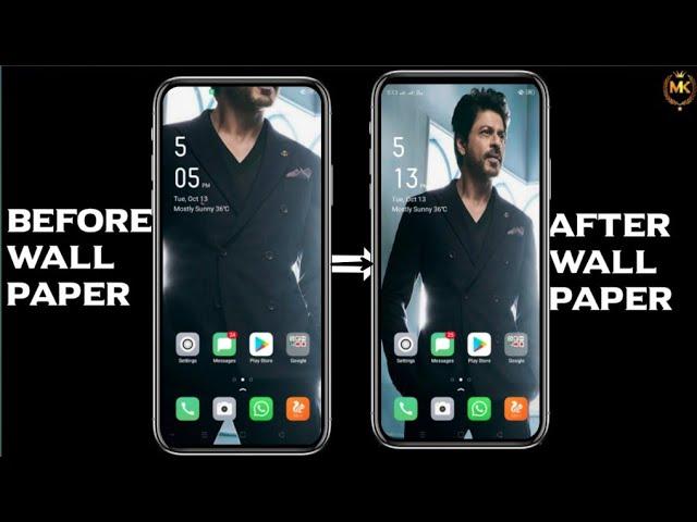 How to solve wall paper zoom in problem/How to solve wall paper zoom in problem in home screen.