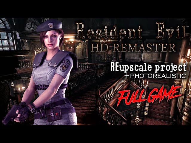 Resident Evil HD Remaster REupscale Project - Jill Valentine Walkthrough Gameplay