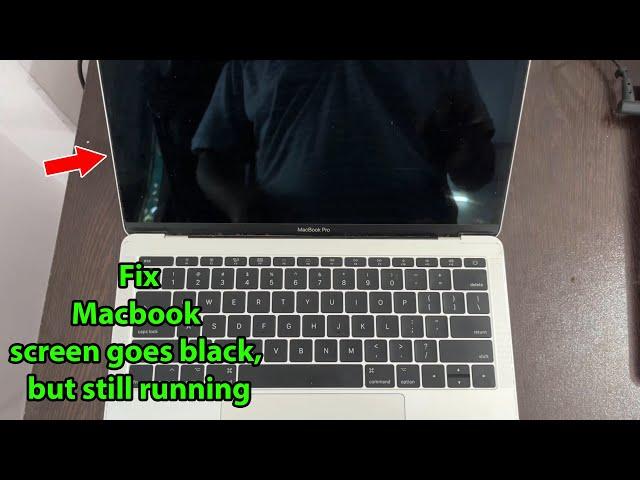 Fix macbook screen goes black, but still running