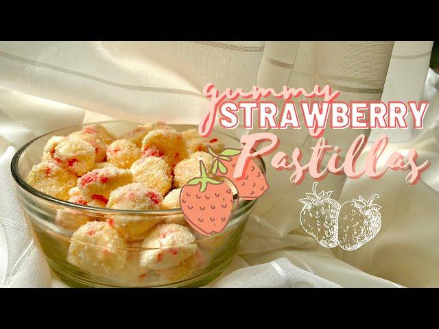 Gummy Strawberry Pastillas  | Milk Toffee | Milk Candy  | withJoshvy 