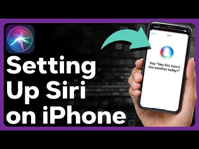 How To Setup Siri On iPhone