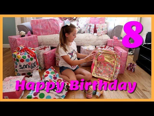 HAPPY BIRTHDAY - MAISIE OPENING PRESENTS