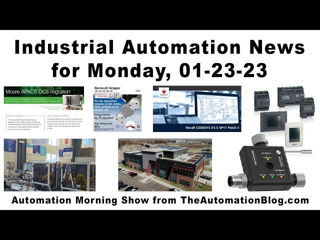 Siemens, Festo, AI, Banner, SMC, Codesys, Rockwell & more news today on the Automation Morning Show