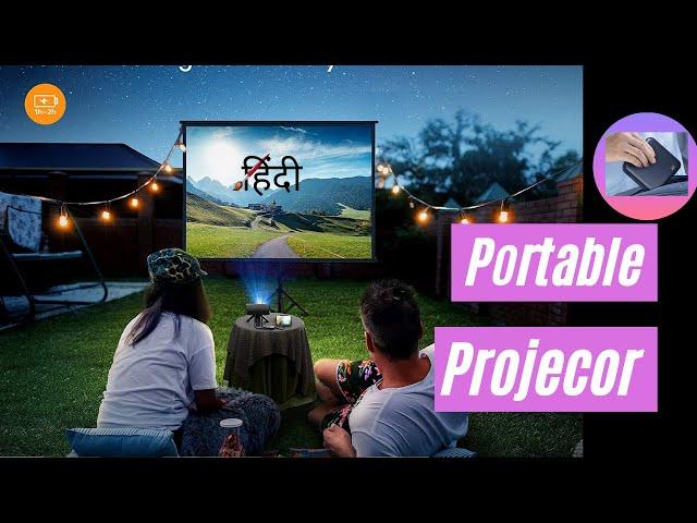Mini Projector, APEMAN Pocket DLP Portable Projector 2021 | Hindi