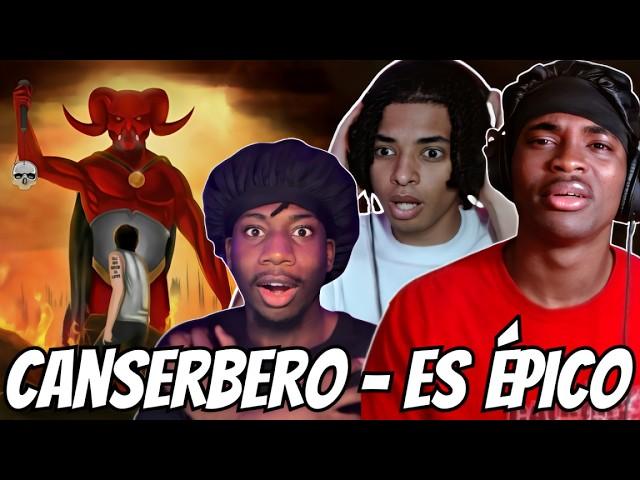 MY FRIENDS REACT TO CANSERBERO - ES ÉPICO (SPANISH SUBTITLES)