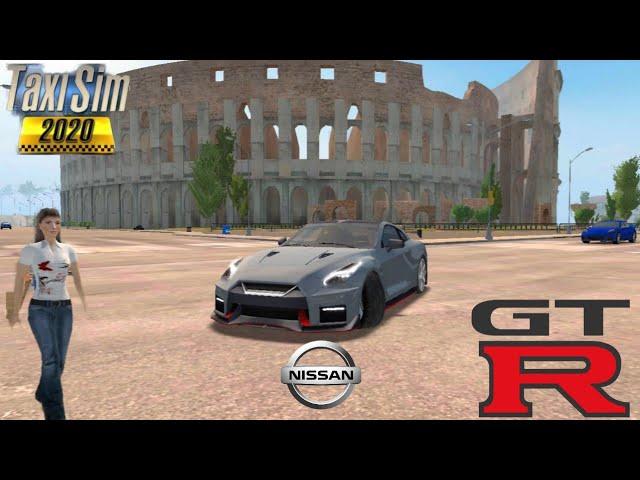 Taxi Sim 2020 | Nissan GTR in Rome | VIP Clients