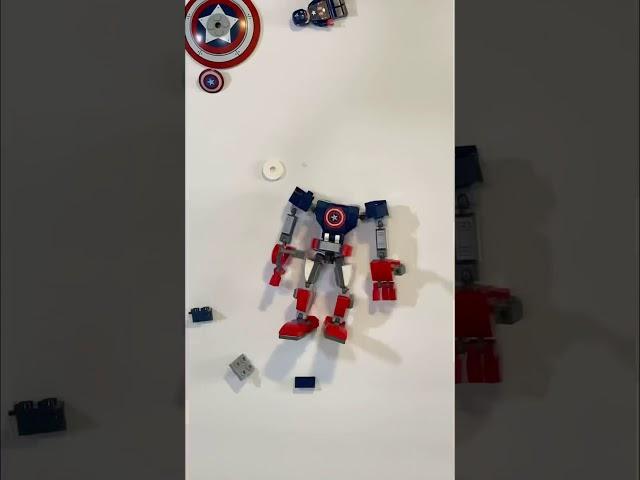 [Speed Build] LEGO - Captain America Mech - 76168 - #Shorts