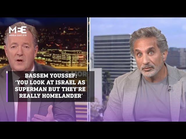 Bassem Youssef’s viral Interview with Piers Morgan on Palestinian suffering