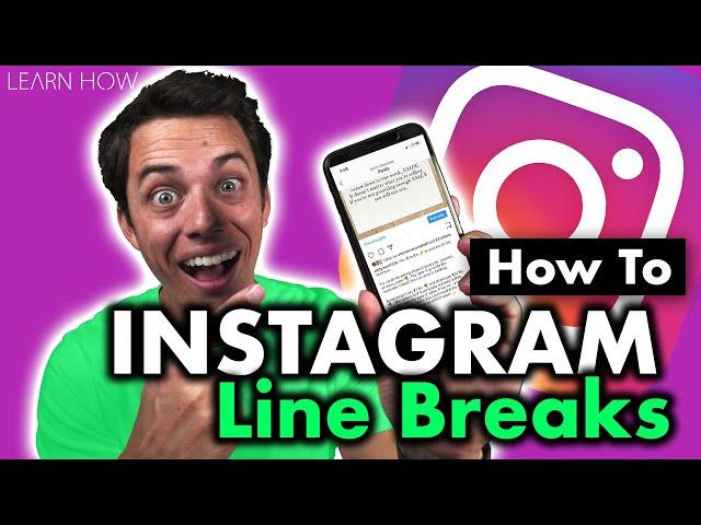 How to Put Line Breaks in Instagram Captions