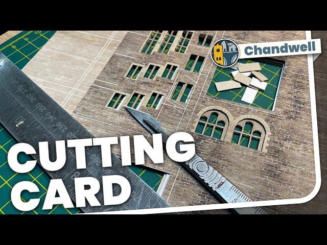 Making buildings from card - how to get clean and accurate cuts