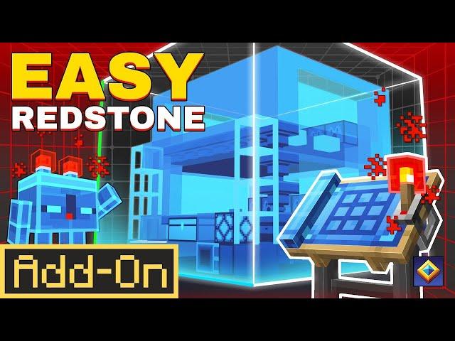 EASY REDSTONE ADDON Brings 50+ Redstone Farms to Minecraft Bedrock Edition