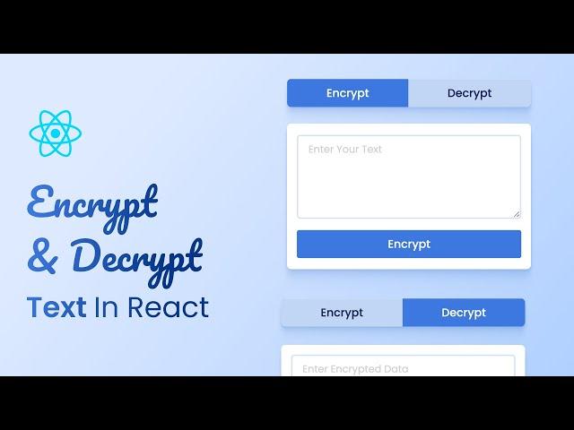 How to Encrypt and Decrypt Text in React JS