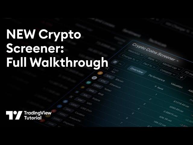 Our NEW Crypto Screener: Full Walkthrough