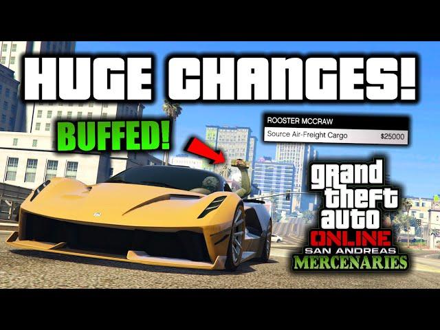 HUGE CHANGES In The GTA Online San Andreas Mercenaries DLC! (Virtue BUFF, Jet NERF, and Much More!)