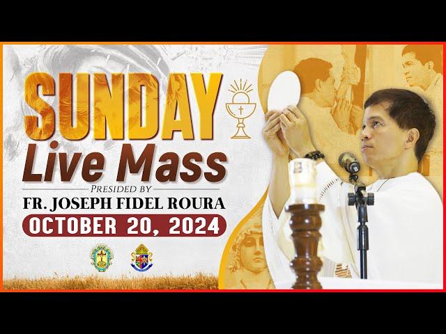 SUNDAY FILIPINO MASS TODAY LIVE || OCTOBER 20, 2024 || FR. JOSEPH FIDEL ROURA