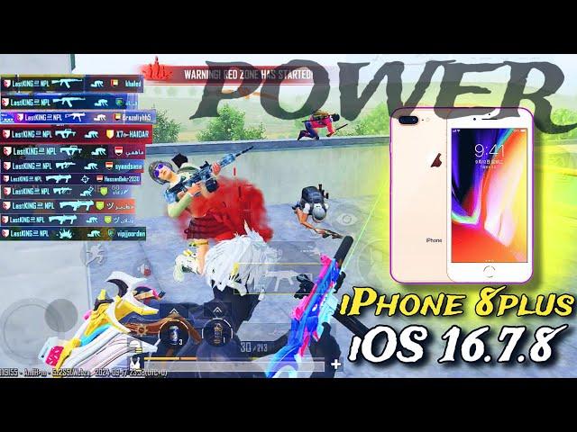 Unbelievable performance iphone 8 plus in 2024  pubg mobile