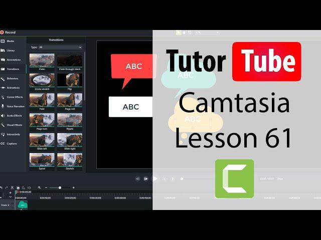 Camtasia Tutorial - Lesson 61 - Audio Noise Removal Effect