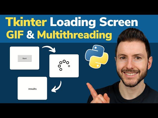 Python Tkinter Loading/Splash Screen Using a GIF & Multithreading to Run a Task in Background