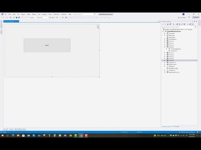 Hide Form Border, Add close button manually in Windows Forms C#