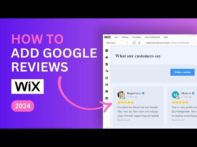 How to Add Google Reviews to Wix Website – 2024 Beginner Tutorial