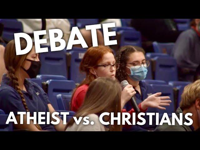 Atheist Debates Christian Students, Then Reveals True Identity